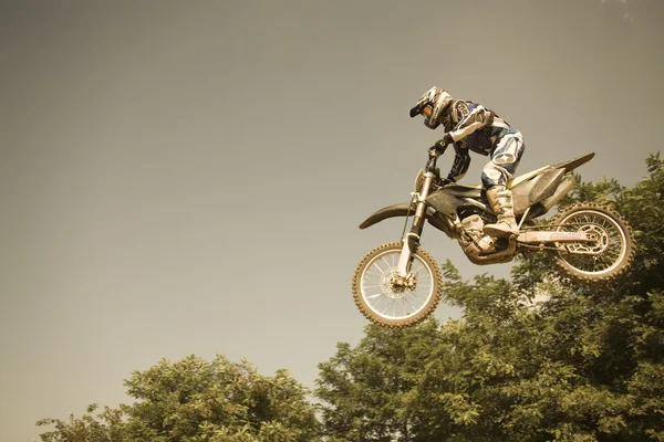 Course de motocross — Photo