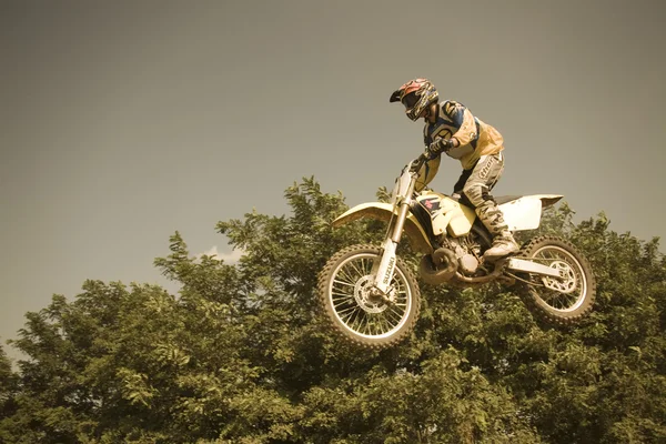 Corrida de motocross — Fotografia de Stock