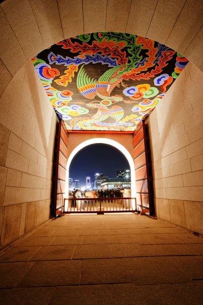 Gwanghwamun largest gate of Gyeongbokgung Palace — Stock Photo, Image