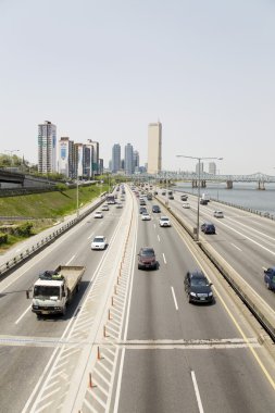 han Nehri içinde seoul korea giden yol