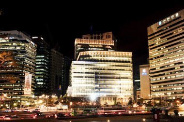 güzel bir gece şehir Seul