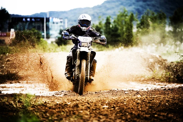 Corrida de motocross — Fotografia de Stock