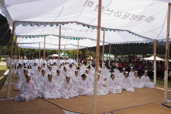 Geleneksel festivaller namwon, chunhyangje — Stok fotoğraf