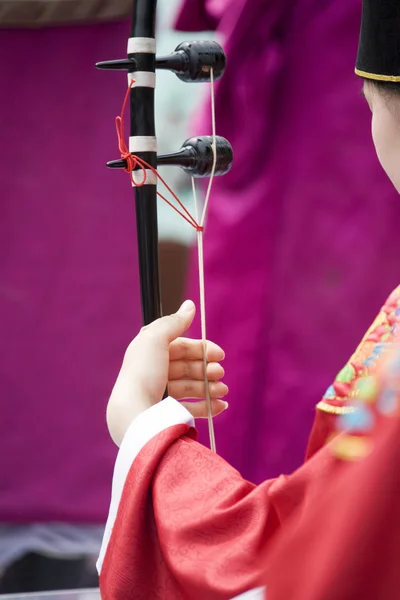 Traditionele festivals in Zuid-korea, jongmyo rituelen, jongmyojerye — Stockfoto