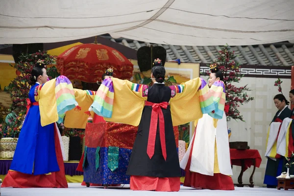 Traditional festivals in South Korea, Jongmyo Rituals, Jongmyojerye — Stock Photo, Image