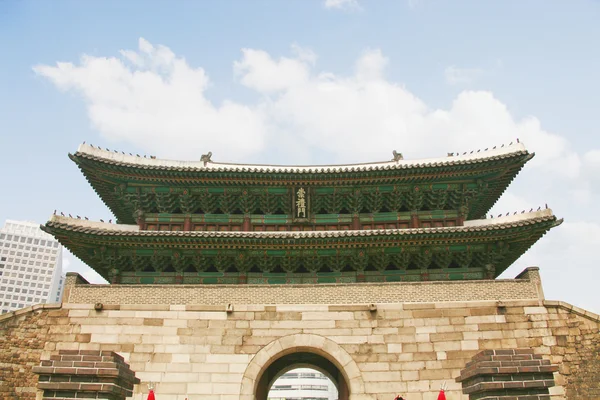 Namdaemun, bekannt als der sonnengebräunte Seoul — Stockfoto