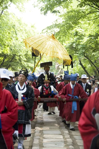 Jongmyo ритуали jongmyojerye — стокове фото