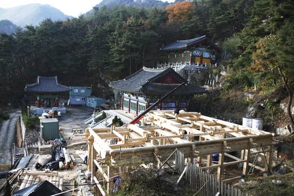 Traditionella hus trähusbebyggelsen i Sydkorea — Stockfoto