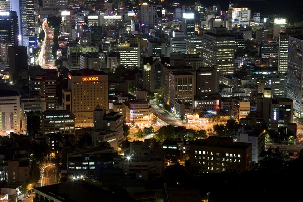 Beautiful night view of  Seoul — Stock Photo, Image