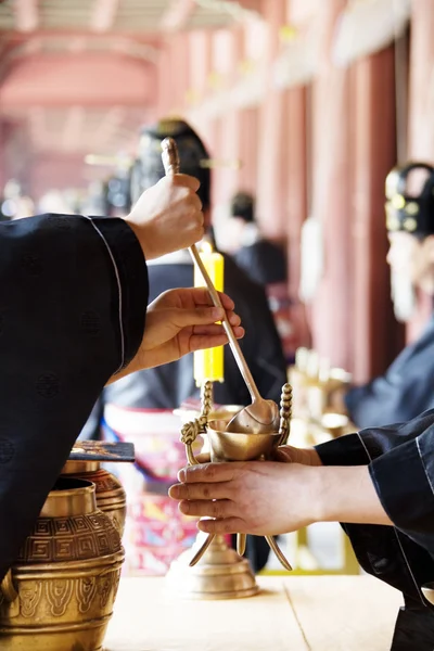 Traditionele festivals in Zuid-korea, jongmyo rituelen, jongmyojerye — Stockfoto