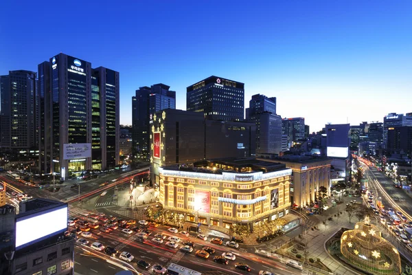 Schöne Nacht Ansicht von seoul — Stockfoto