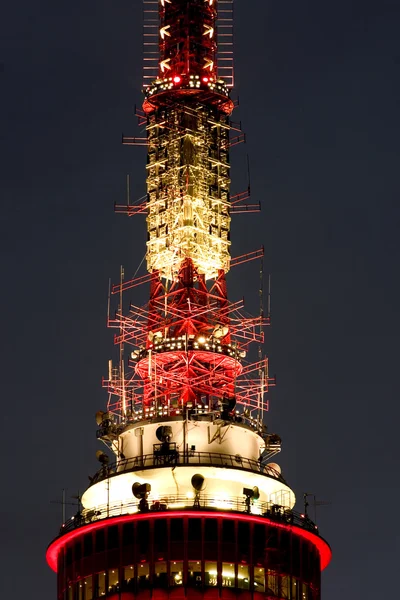 Vacker natt syn på namsan tower — Stockfoto