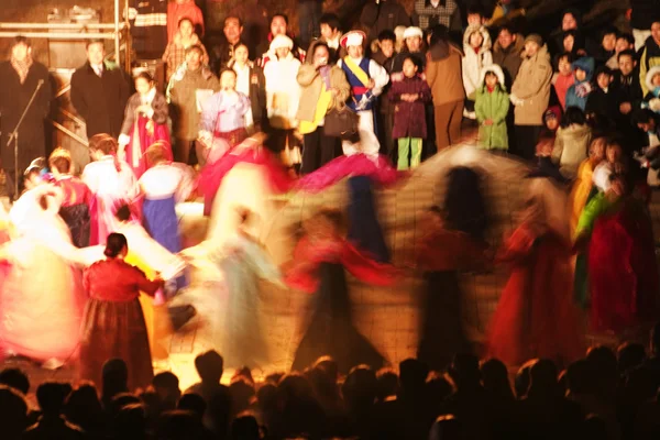 Événement culturel traditionnel en Corée du Sud, Daeboreum — Photo