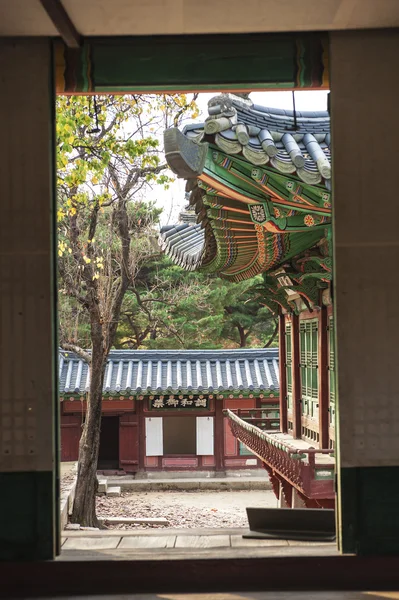 Pałac w Korei Południowej, changdeokgung — Zdjęcie stockowe