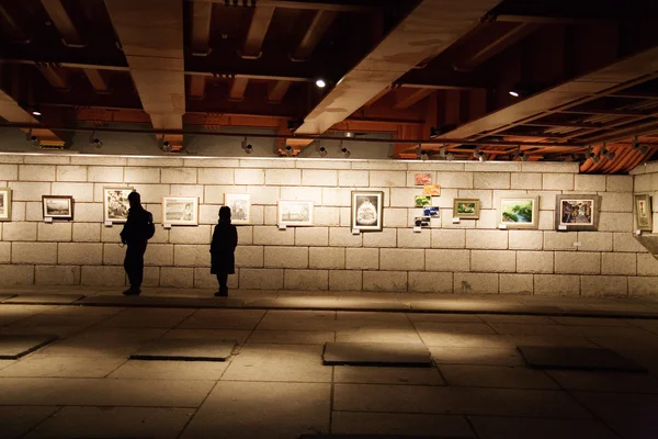 Dentro do museu Cheonggyecheon Seul — Fotografia de Stock
