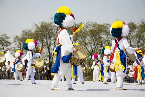Festival tradizionali in Corea del Sud, Pungmullori — Foto Stock