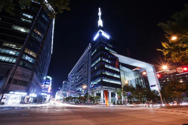 Beautiful night view Seoul — Stock Photo, Image