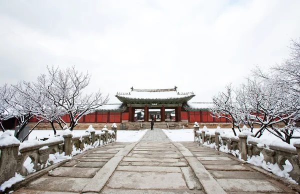 Дворец в Южной Корее — стоковое фото