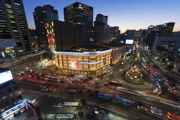 Schöne Nacht Ansicht von seoul — Stockfoto