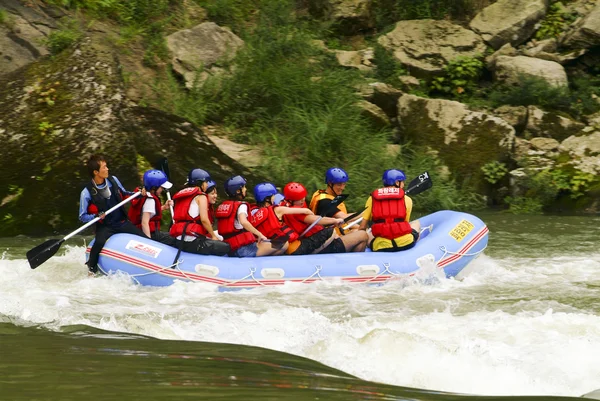 Dong River rafting in South Korea — Stock Photo, Image