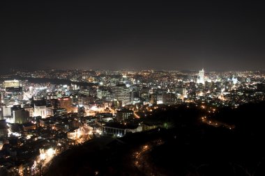 güzel bir gece şehir Seul
