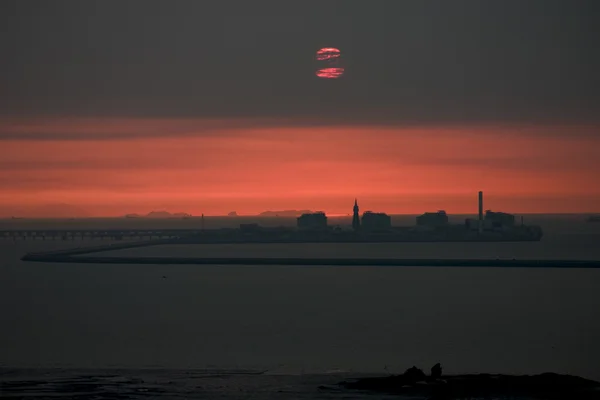 Hermoso paisaje de puesta de sol —  Fotos de Stock