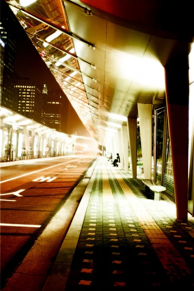 Bela vista noturna Yeouido Seul — Fotografia de Stock