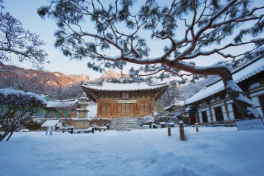 Naesosa temple in South Korea clipart