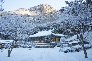 Naesosa temple in South Korea clipart