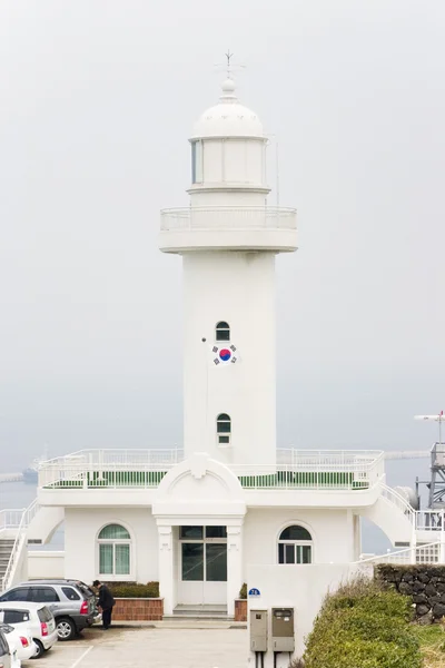 Lighthouse at  Jeju  Island — Stock Photo, Image