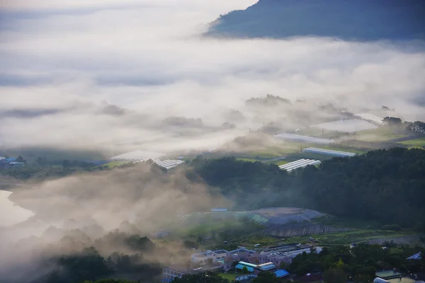 Clouds over landscape — Stock Photo, Image