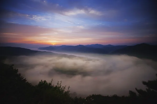 Krajobraz w Korei Południowej — Zdjęcie stockowe