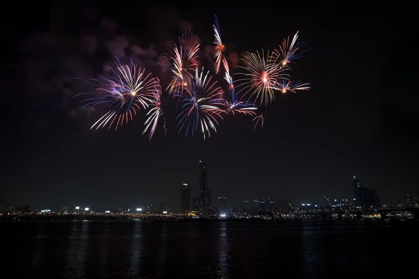 Fireworks Festival in South Korea — Stock Photo, Image