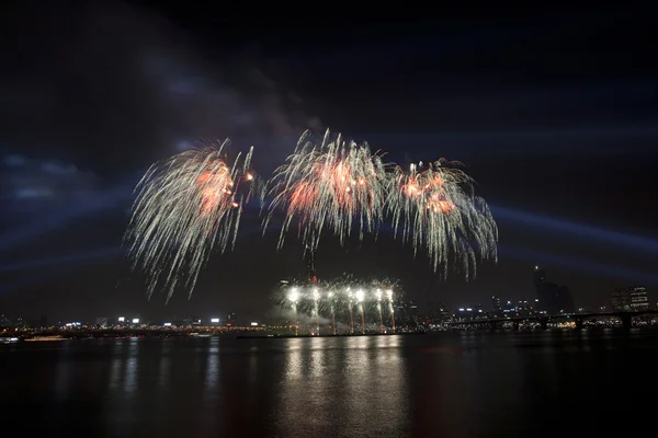 Fireworks Festival in South Korea — Stock Photo, Image