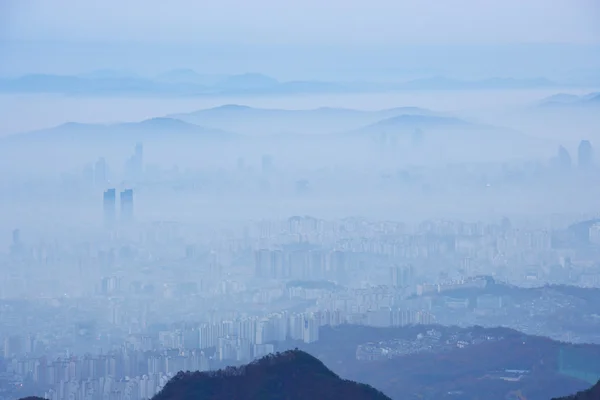 城在山中 — 图库照片