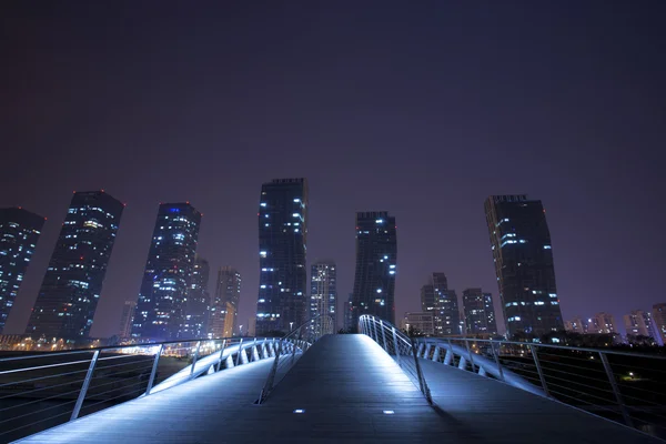 Gece city, Güney Kore — Stok fotoğraf