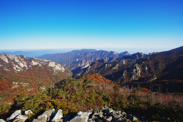 Montanhas na Coreia do Sul Fotografias De Stock Royalty-Free