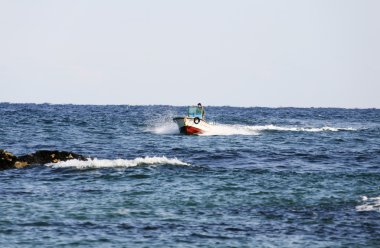 Doğu Denizi kış manzarası