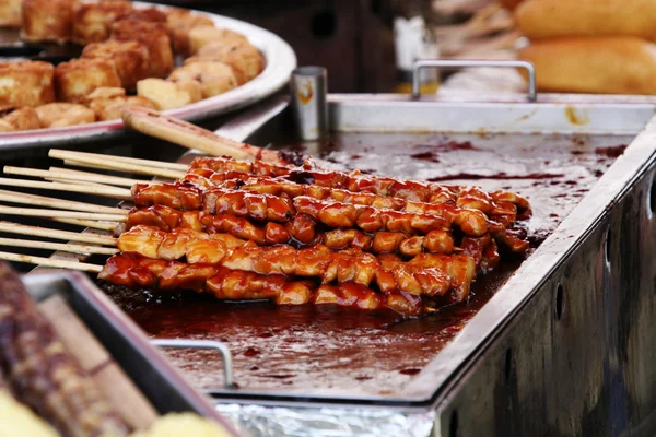 Yakitori straatvoedsel — Stockfoto