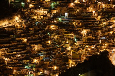 Güney Kore'de güzel gece görünümü