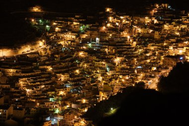 Güney Kore'de güzel gece görünümü