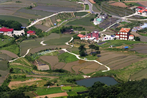 美丽乡村景观 — 图库照片