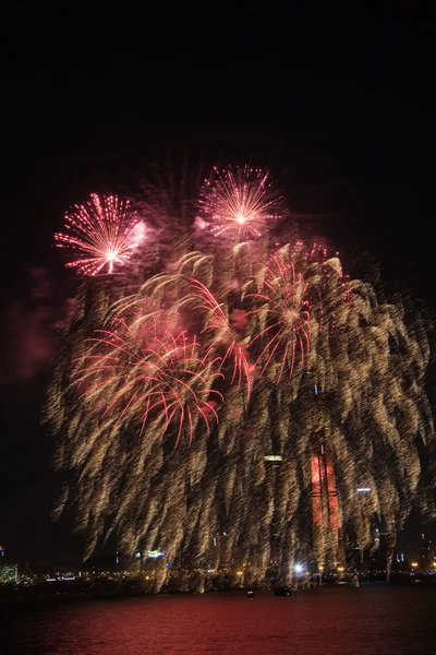Festival internazionale dei fuochi d'artificio di Seoul — Foto Stock