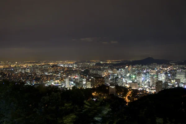 Hermosa vista nocturna en Corea del Sur — Foto de Stock