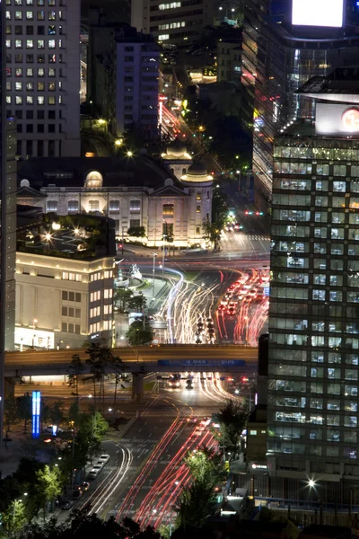 Beautiful night view in South Korea — Stock Photo, Image