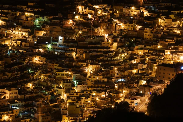 Güney Kore'de güzel gece görünümü