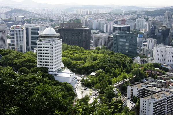 Vista de la ciudad de Seúl — Foto de Stock