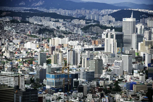 首尔市的视图 — 图库照片