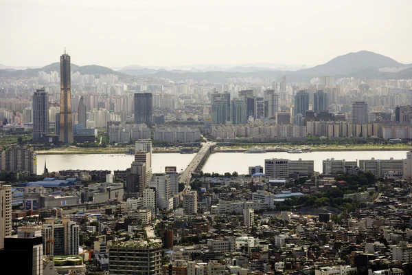 Vista de la ciudad de Seúl — Foto de Stock