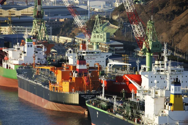 Ulsan shipyard Industrial Complex — Stock Photo, Image